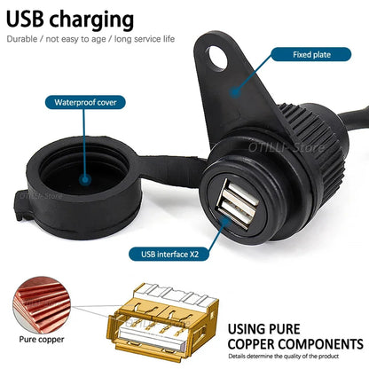 MT-0712V Double USB Charger