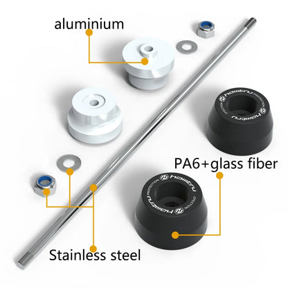 Front & Rear Wheel Spindle Crash Protection