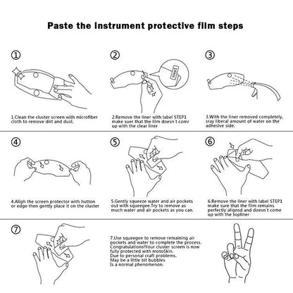 MT-07 Dashboard Protection Film